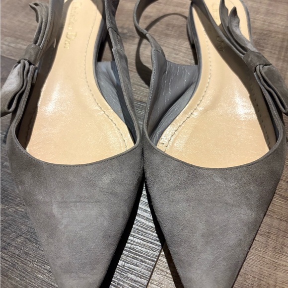 CHRISTIAN DIOR PATENT J’ADIOR SLINGBACK FLATS 38 1/2 Women’s 8 - Picture 3 of 6